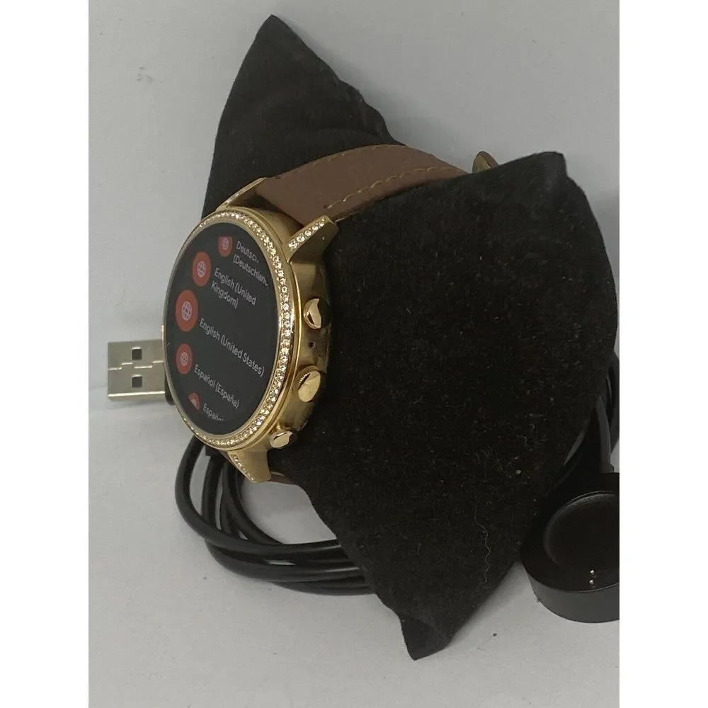 Fossil Gen 4 Authentic Digital Dial Smart Watch Custom Band FTW6011 AB70